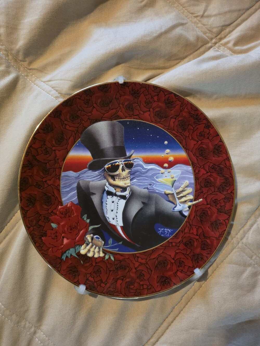 Greatful Dead Collectable Plate